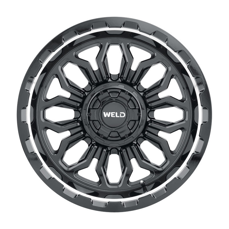 Weld W139 20X9 Flare 6X135 6X139.7 ET00 BS5.00 Gloss Black MIL 106.1 Weld