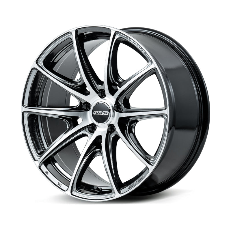 Versus VV25R 19x8.5 +22 5x112 Wheel - Diamond Cut / Side Jet Black - Part WTKR222MYAJ