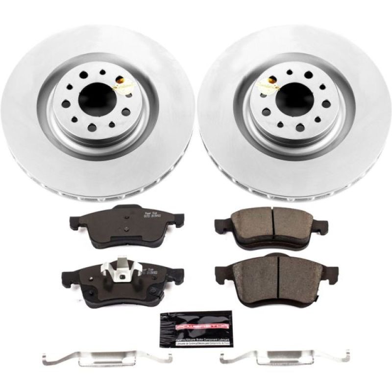 Power Stop 14-19 Fiat 500L Front Z23 Evolution Sport Coated Brake Kit PowerStop