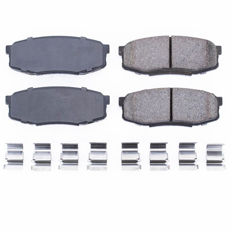 Power Stop 08-11 Lexus LX570 Rear Z17 Evolution Ceramic Brake Pads w/Hardware PowerStop