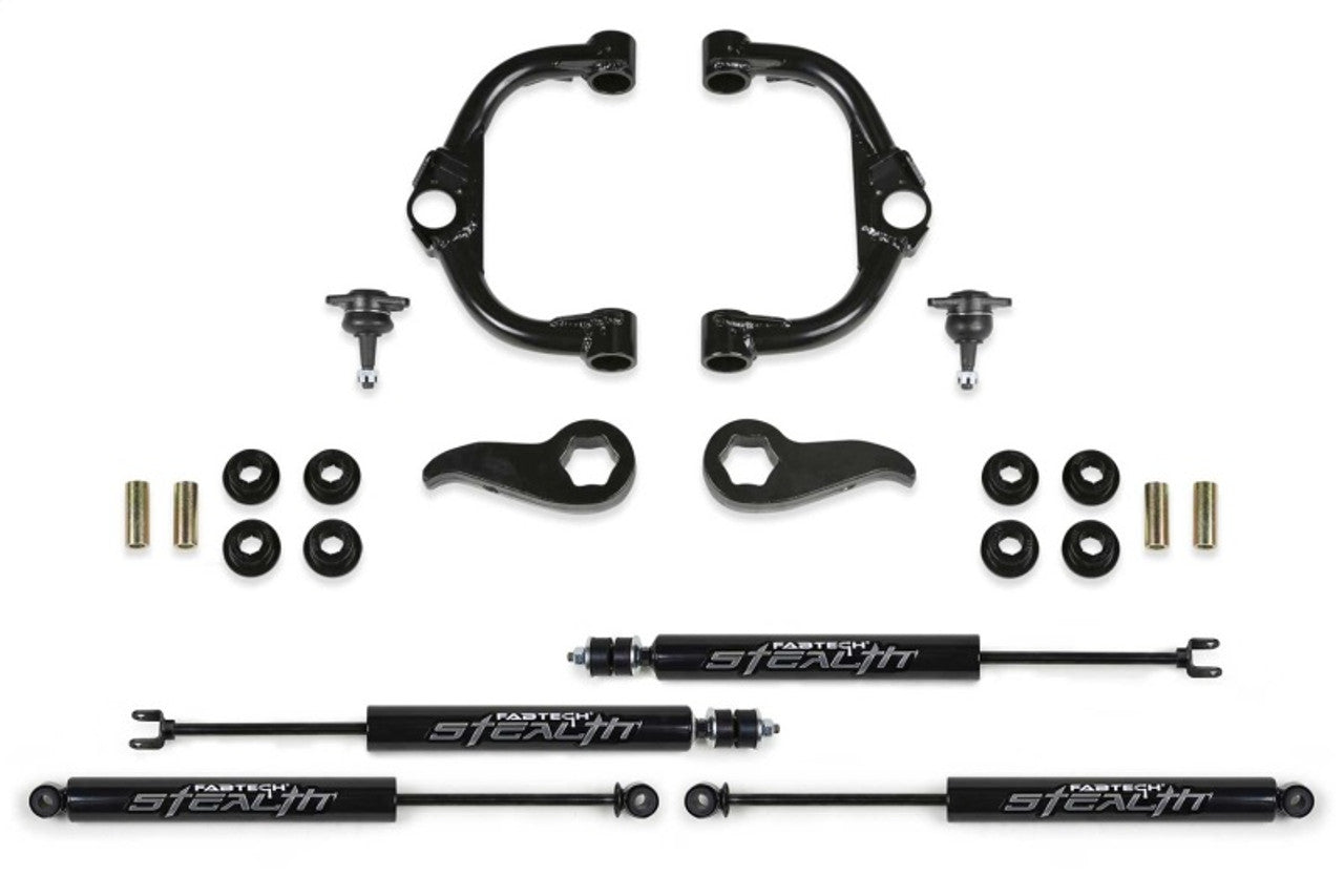 Fabtech 20-21 GM K2500HD 3.5in Uniball UCA Kit w/Stealth