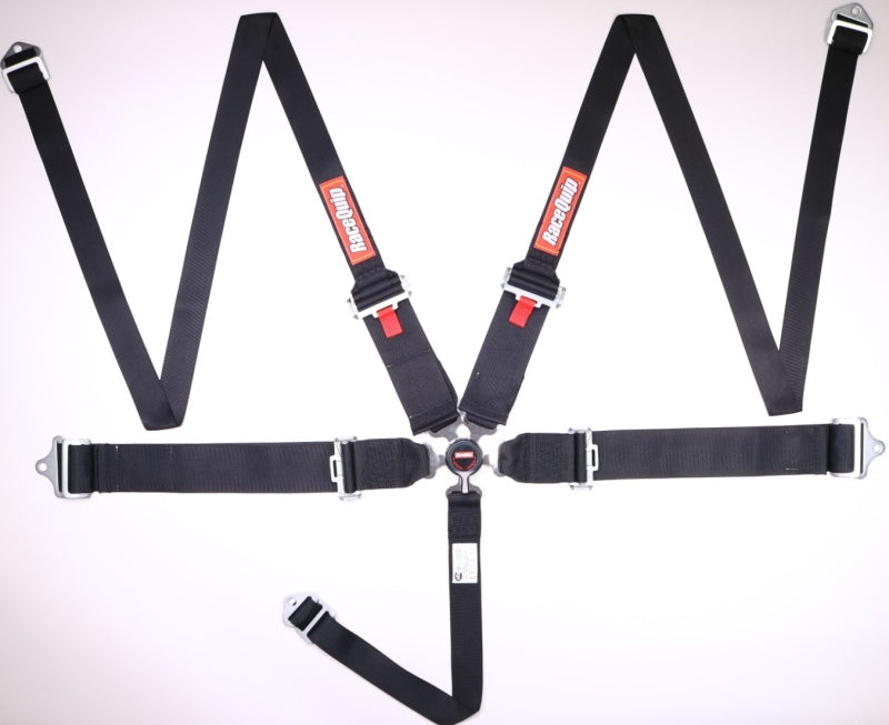 RaceQuip Black SFI CAMLOCK 5pt PD Lap HNR Seat Belt Racequip