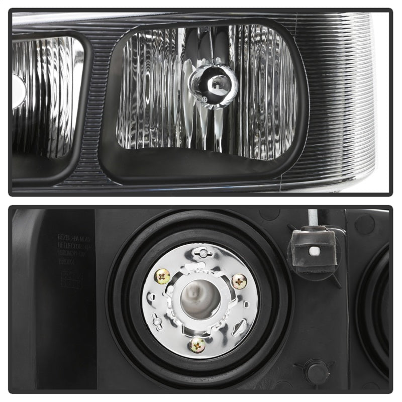 xTune 03-17 Chevrolet Express 1500 OEM Style Headlights - Black (HD-JH-CEX03-OE-BK) SPYDER