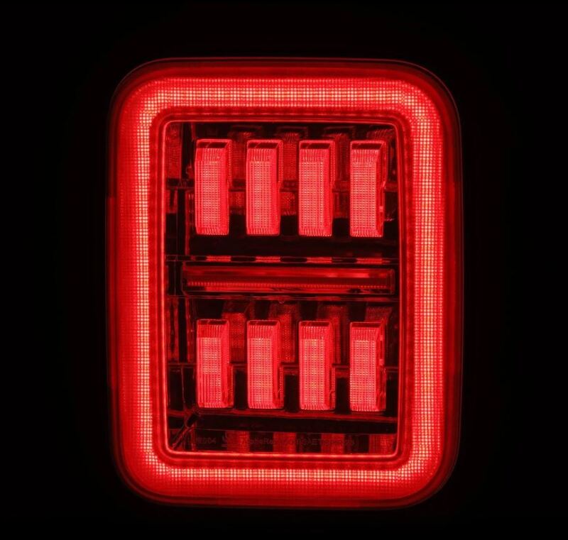 AlphaRex 602060 19-24 Jeep Gladiator JT Nova-Series Prismatic LED Tail Lights - Chrome