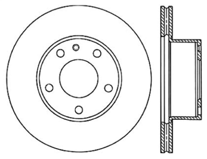 StopTech Drilled Sport Brake Rotor Stoptech