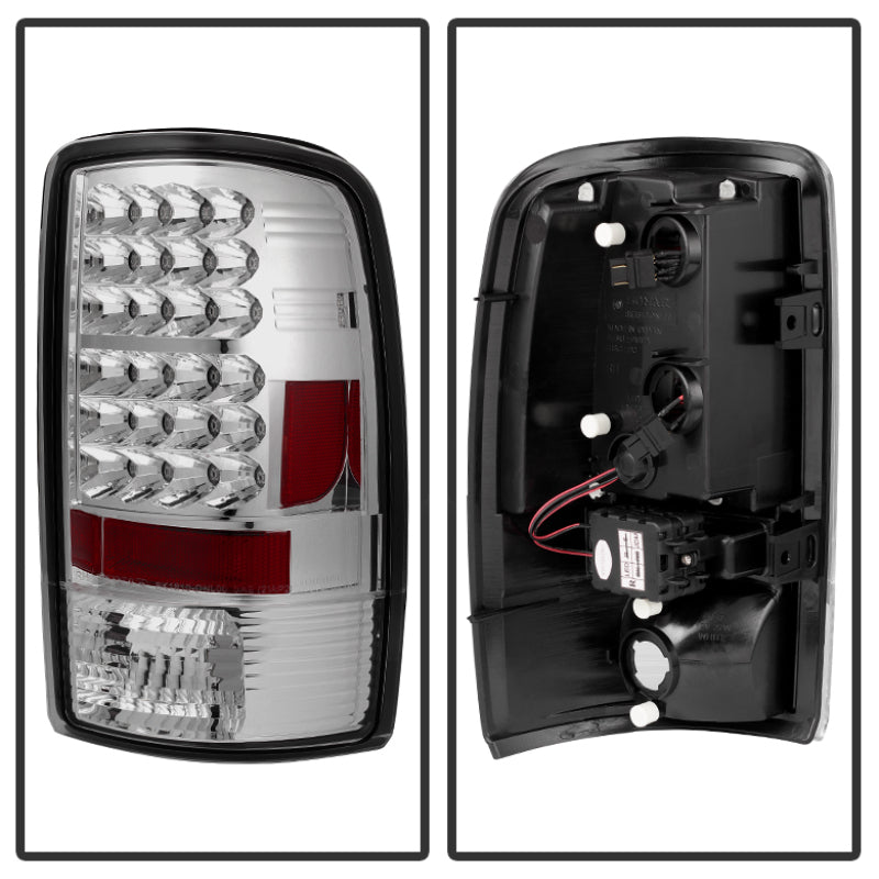 Spyder Chevy Suburban/Tahoe 1500/2500 00-06/GMC Yukon LED Tail Lights Chrome ALT-YD-CD00-LED-C SPYDER