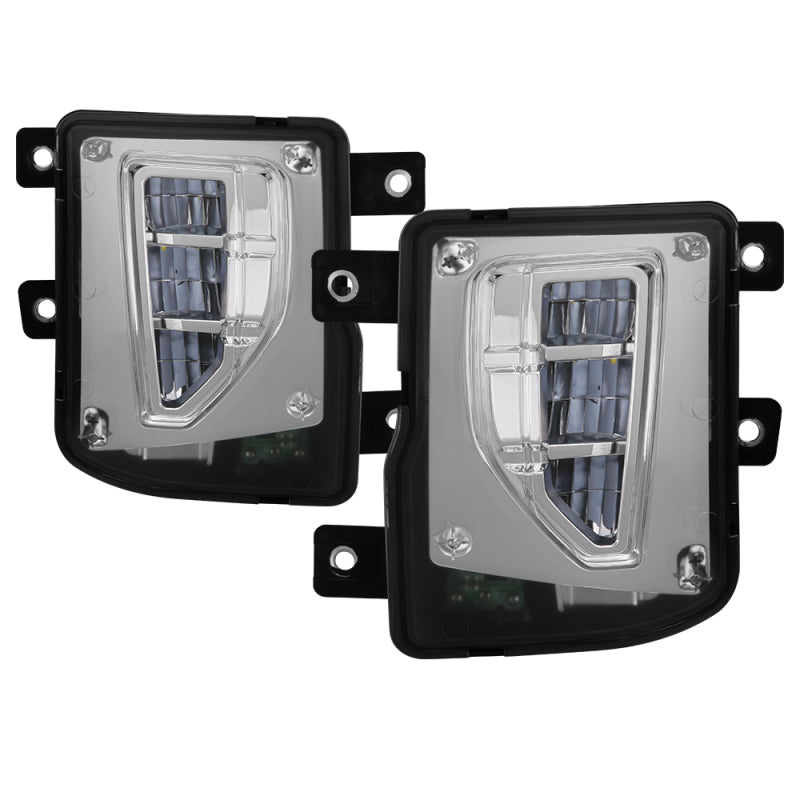 Spyder 16-18 Chevy Silverado 1500 OEM Style Full LED Fog Light w/Switch - Clear (FL-CSIL16-LED-C) SPYDER