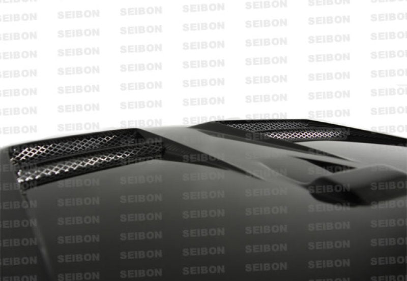 Seibon 08-09 Mitsubishi Lancer (CYA4/5A) DV Style Carbon Fiber Hood Seibon