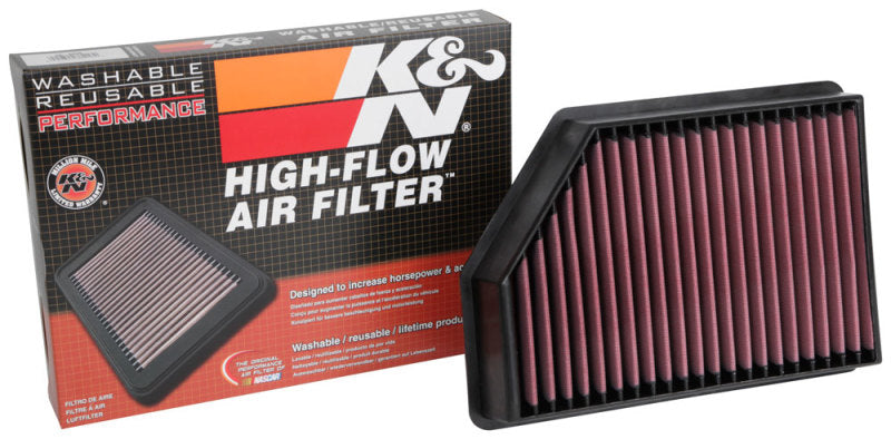 K&N 2020 Chevrolet Silverado 2500/3500 6.6L Diesel Drop In Replacement Air Filter K&N Engineering