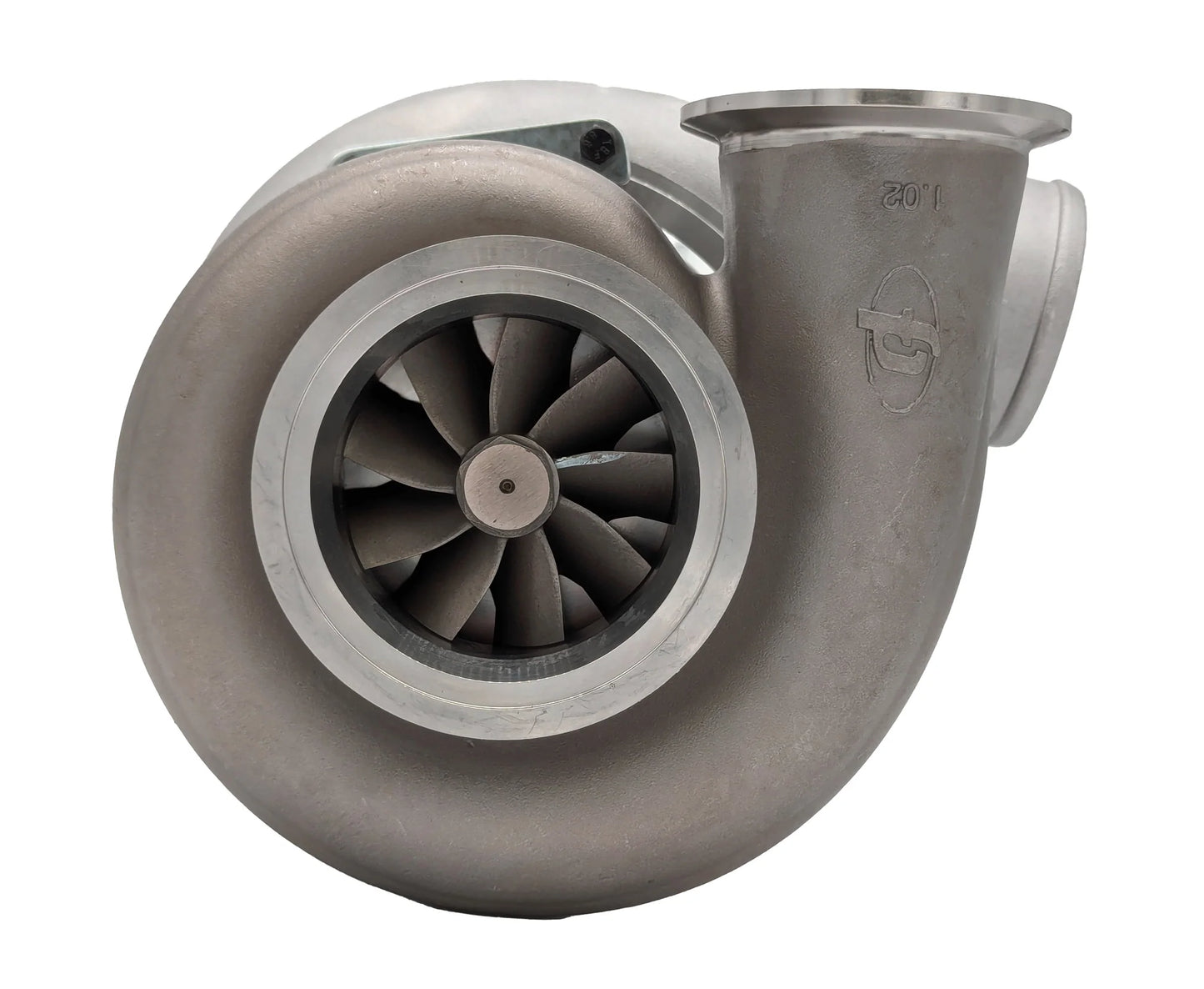 Forced Performance Reverse Rotation FP6875 Race Turbocharger – 1.02 A/R Stainless V-Band – 100LB/Min – Twin 1500 HP Capable