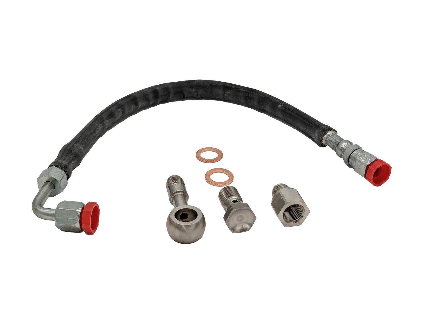 Forced Performance Subaru FA20 Oil Supply Line Kit – For 2015+ WRX Stock Location Turbos