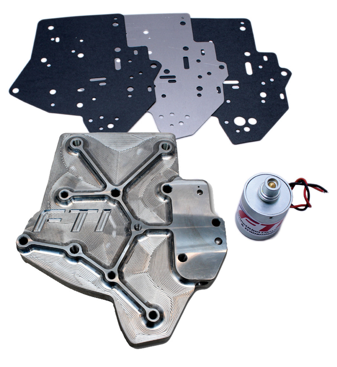 FTI Performance F4009B TH400 Billet Aluminum Transbrake Valve Body Kit for racing transmissions.