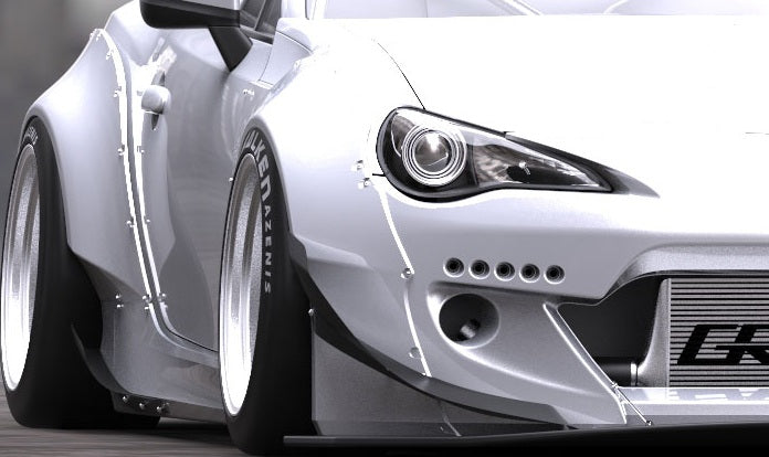 GReddy X Rocket Bunny DAI Exclusive Canard (6 Pieces) for Rocket Bunny Ver. 2 Kit for FRS-/BRZ