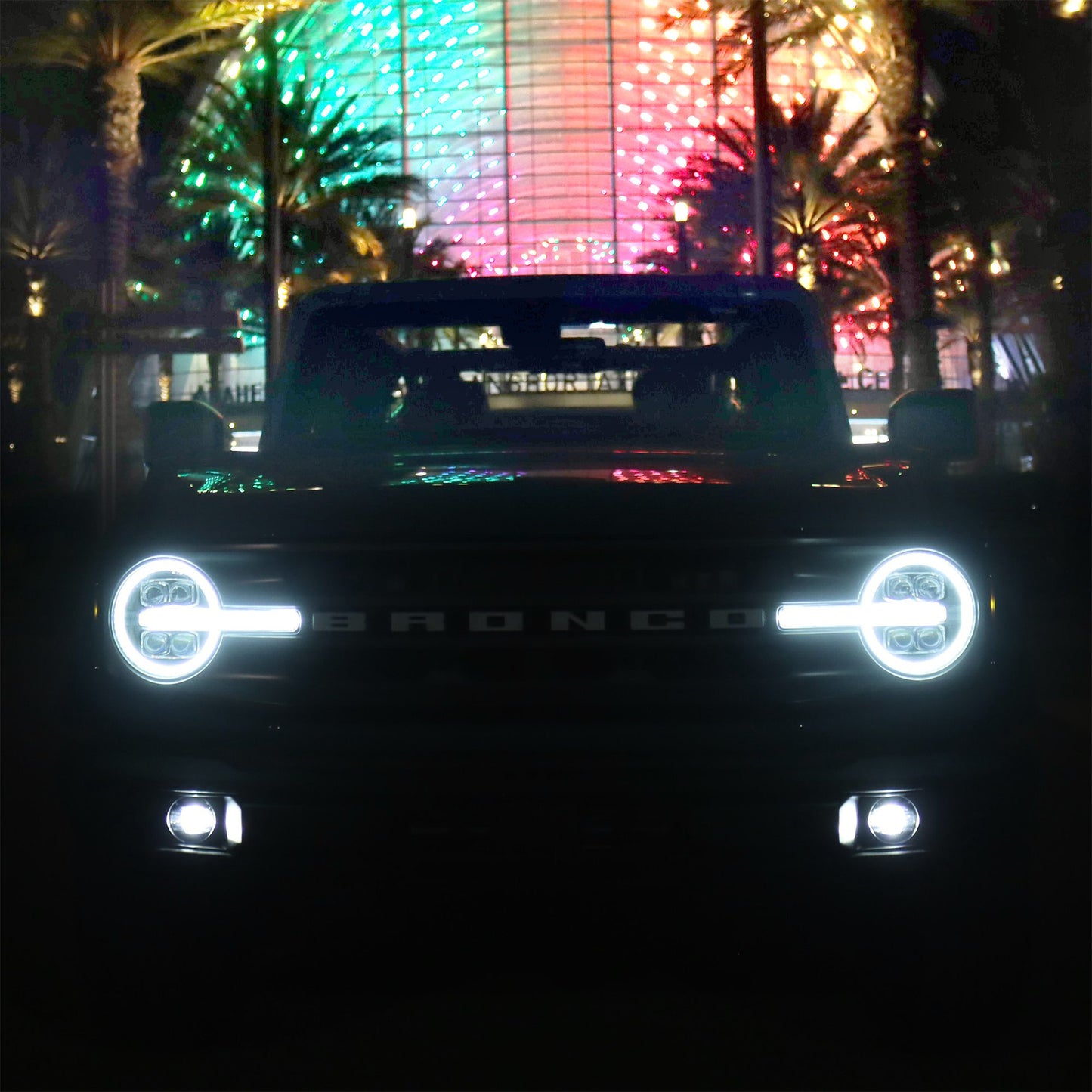AlphaRex 21-23 Ford Bronco /22-23 Ford Bronco Raptor NOVA-Series LED Projector Headlights Alpha-black - 880259 AlphaRex