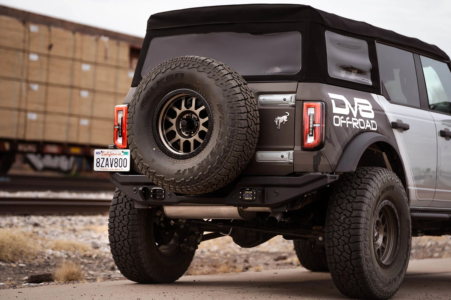 DV8 Offroad 21-24 Ford Bronco FS-15 Series Rear Bumper RBBR-02