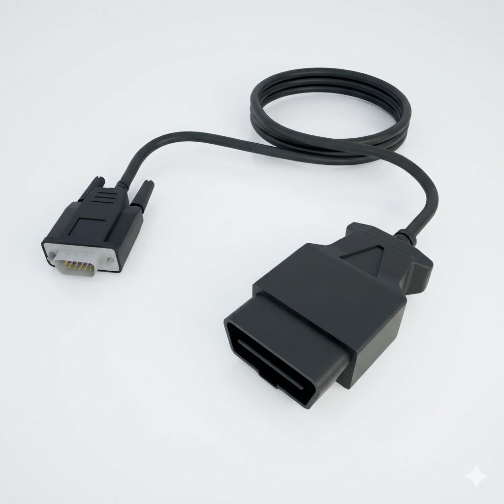 HP Tuners MPVI DB-15 to OBDII replacement cable for MPVI Standard and Pro devices H-M01-01