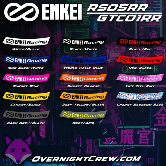 Enkei RS05RR Wheel Sticker