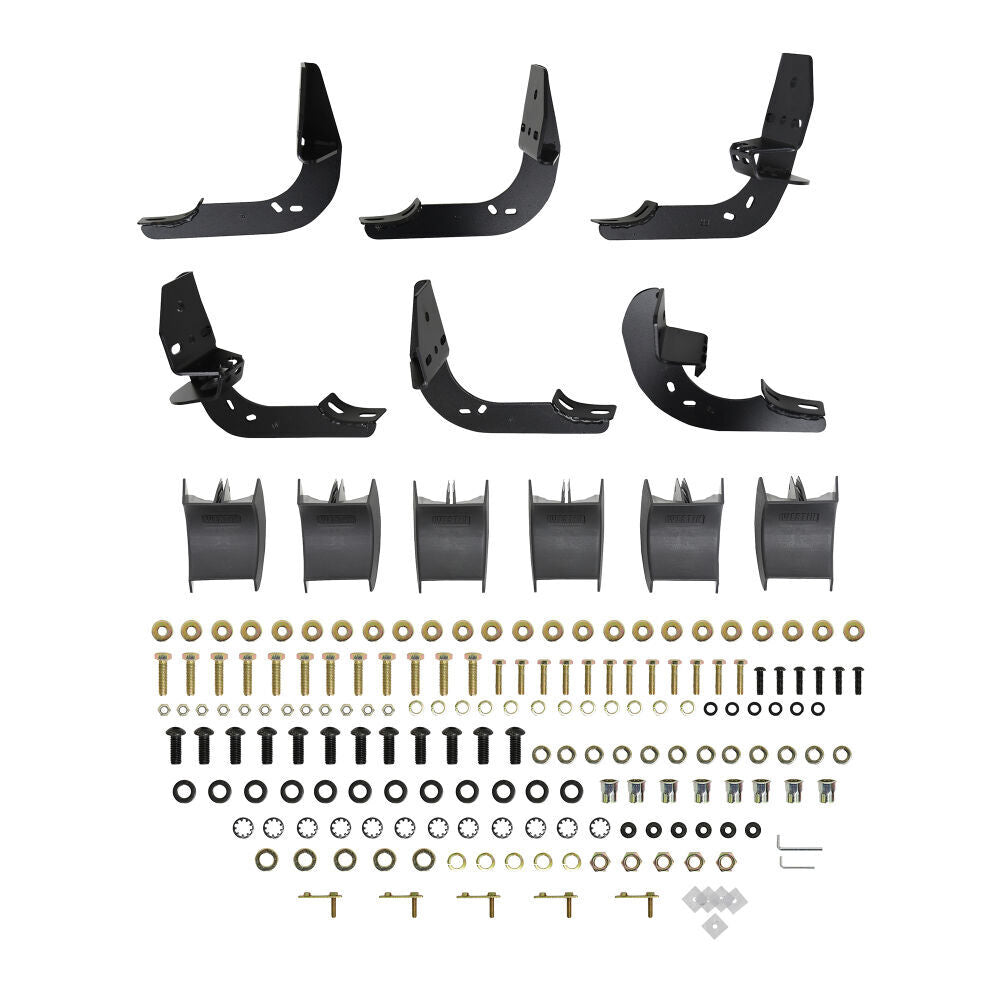 Westin PRO TRAXX 5 Oval Wheel to Wheel Nerf Bars Black - 21-534325