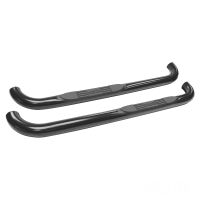 Westin E-Series 3 Round Nerf Bars Dual Step Pad Black - 23-2515 PAIR