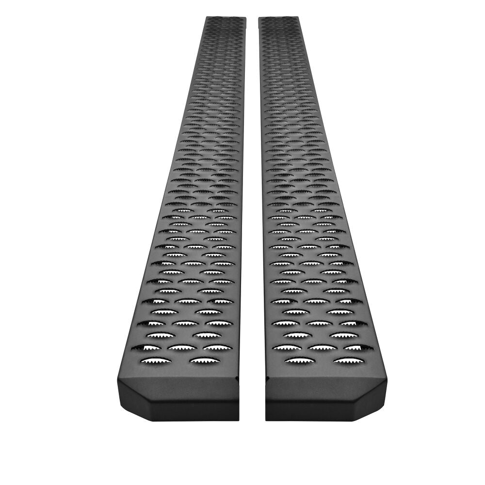 Westin Grate Steps Running Boards Textured Black - 27-74755