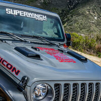 Westin LED Light Hood Scoops Textured Black - 62-41115