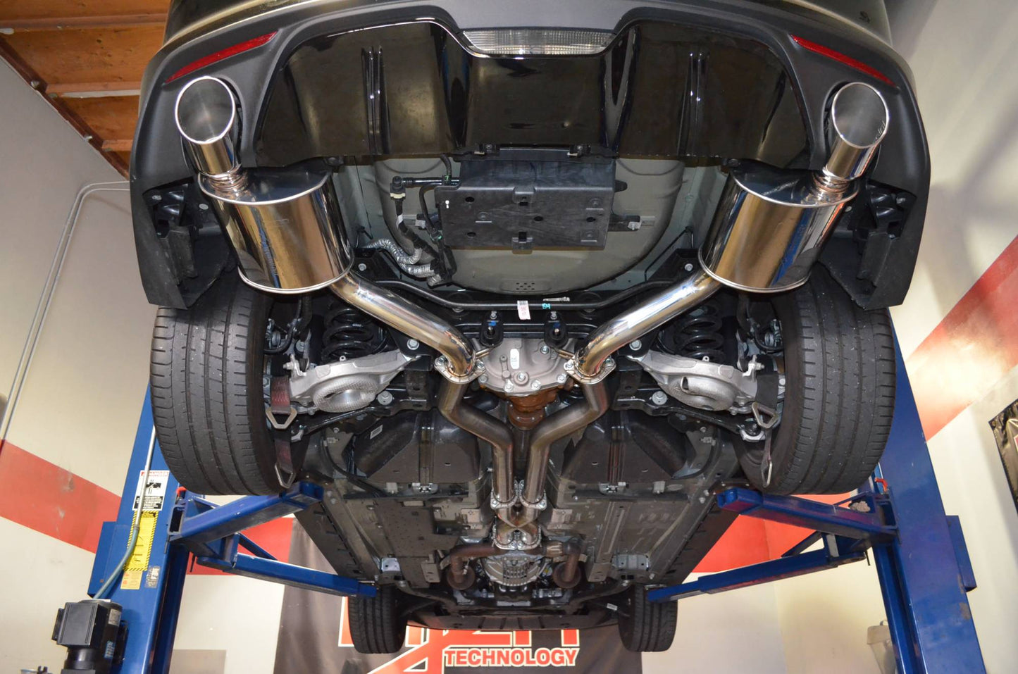 Injen SES9201 Performance Exhaust System for 2015-2017 Ford Mustang GT 5.0L V8 with 76mm 304 stainless steel piping, X-pipe, and dual 4.5-inch polished tips