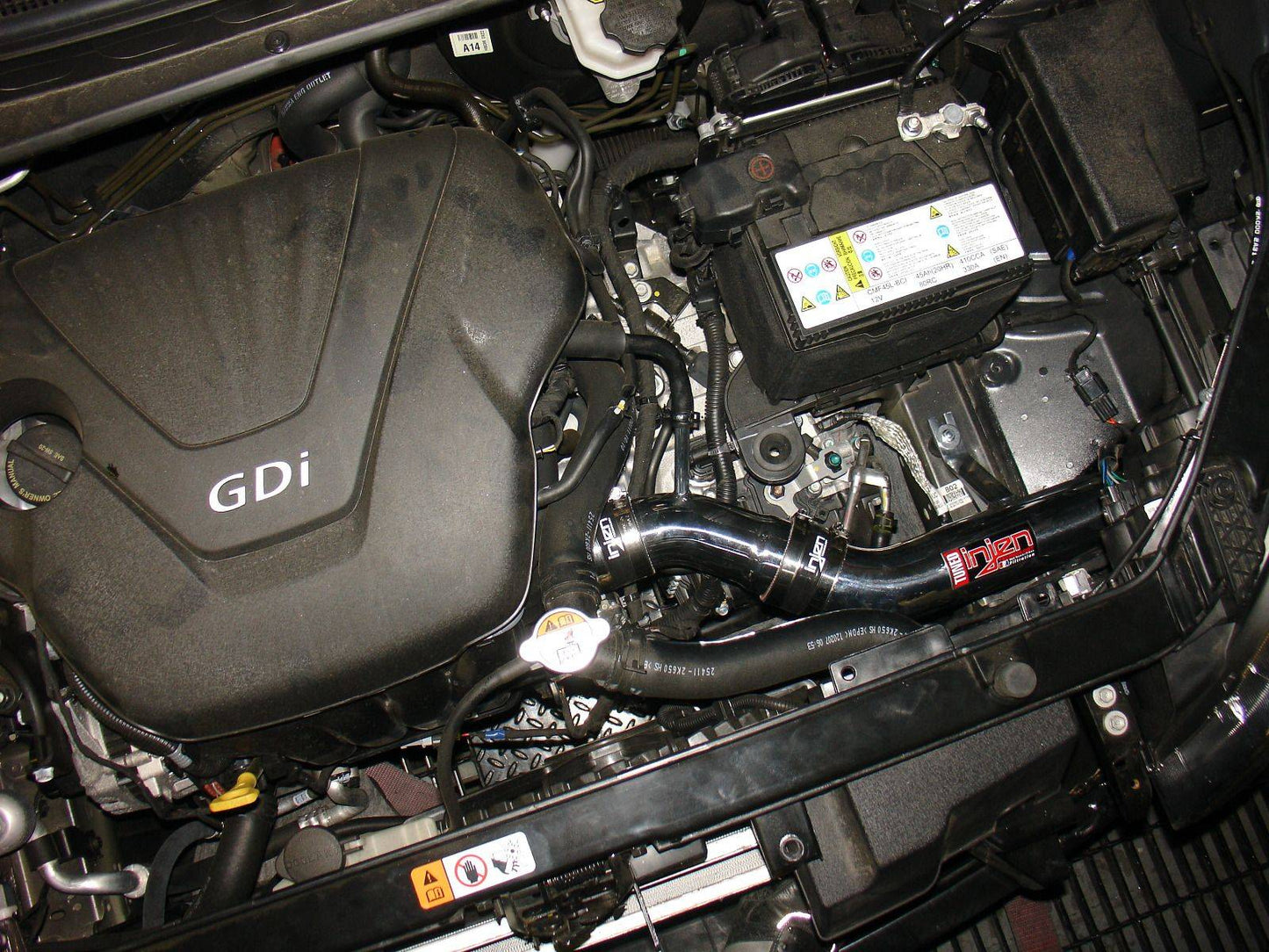 Injen SP1311P Polished Cold Air Intake for 2012 Kia Soul 1.6L with 6061-T6 aluminum tubing and SuperNano-Web dry air filter