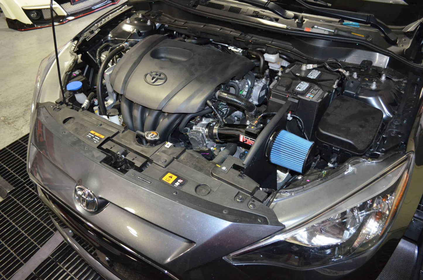 Injen SP2025BLK Black Short Ram Air Intake for 2016-2020 Toyota Yaris iA and Yaris 1.5L with MegaRam Technology, Air Fusion Technology, and heat shield