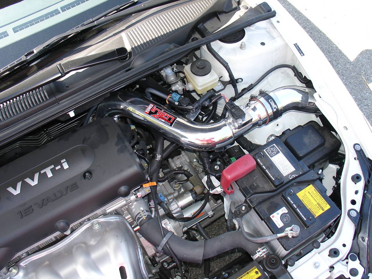 Injen SP2115P Polished Cold Air Intake for 2009-2010 Scion tC 2.4L with MegaRam Technology and SuperNano-Web dry air filter