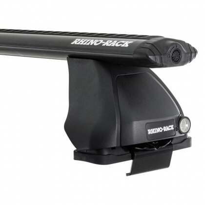 Rhino-Rack 14-18 Kia Forte 4 Door Sedan Vortex 2500 2 Bar Roof Rack - Black