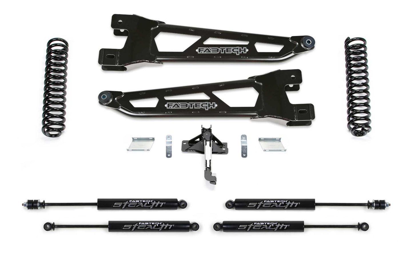 Fabtech 23-24 Ford F250/F350 4WD 2.5in Radius Arm Lift Kit w/ Stealth Shocks