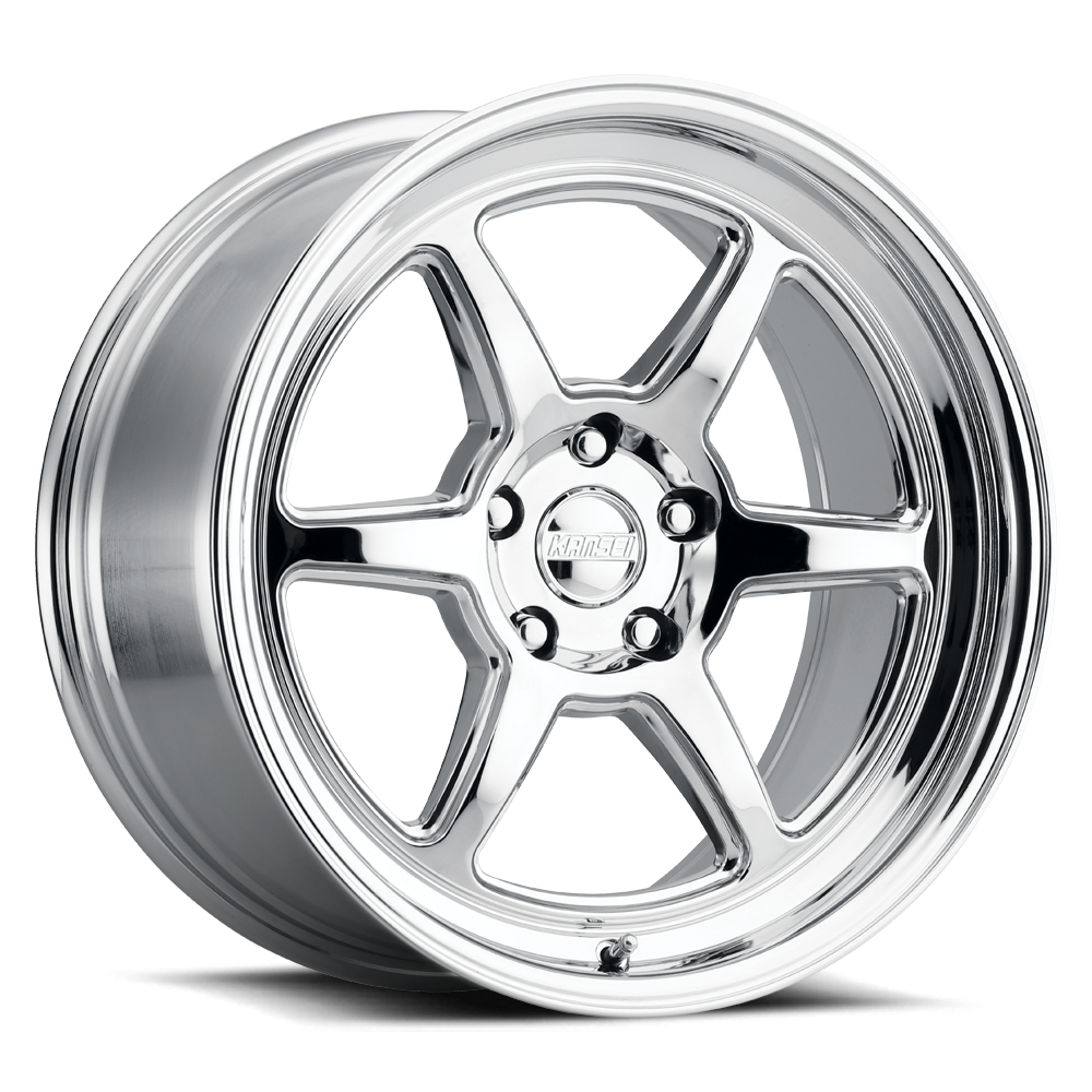 Kansei K14X Roku 18x9.5in / 5x120 BP / 22mm Offset / 72.56mm Bore - Chrome Wheel