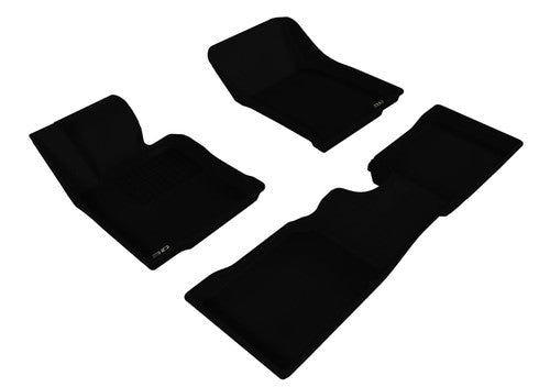 3D MAXpider L1MN00601509 2011-2013 Mini Countryman Kagu 1st & 2nd Row Floormats - Black