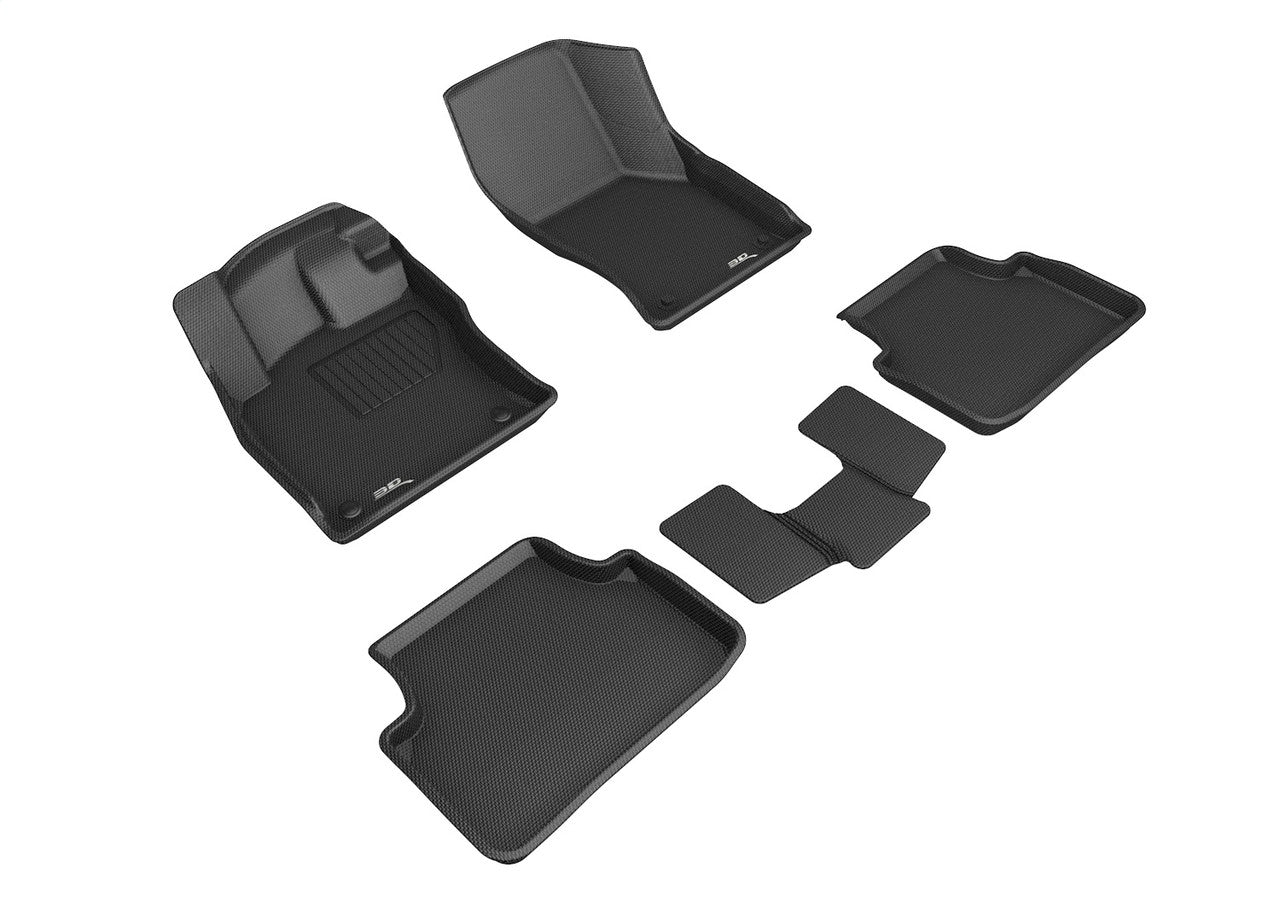 3D MAXpider L1VW10101509 2019-2019 Volkswagen Jetta Kagu 1st & 2nd Row Floormats - Black