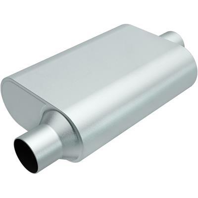 Magnaflow Rumble Muffler 13in Body Length 19in Overall Length - 2.5in Center / 2.5in Offset