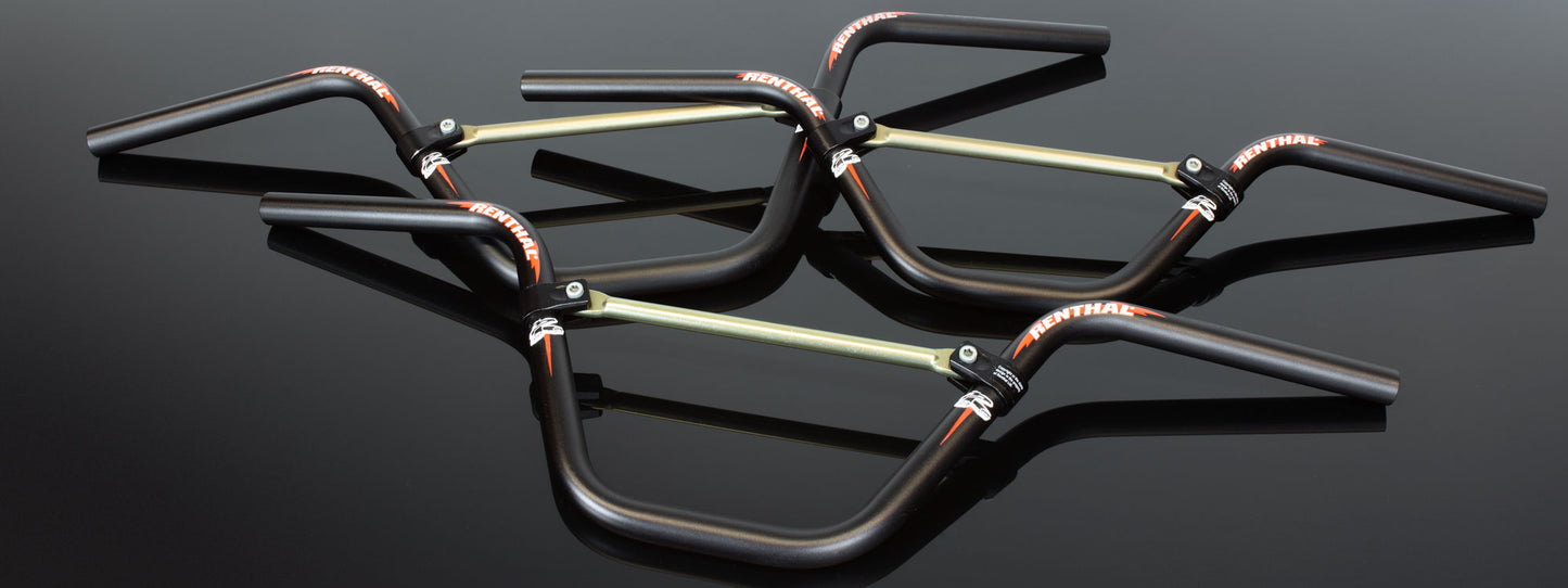 Renthal Moto BMX Handlebar - Black/Aluminum Gold