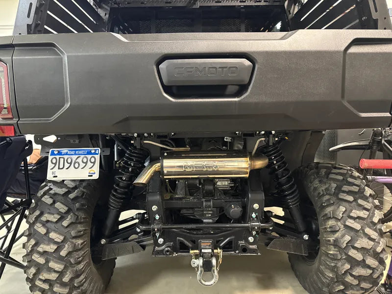 MBRP AT-9803PT Performance Series T304 stainless steel slip-on exhaust for 2025-2026 CFMOTO UFORCE U10 Pro