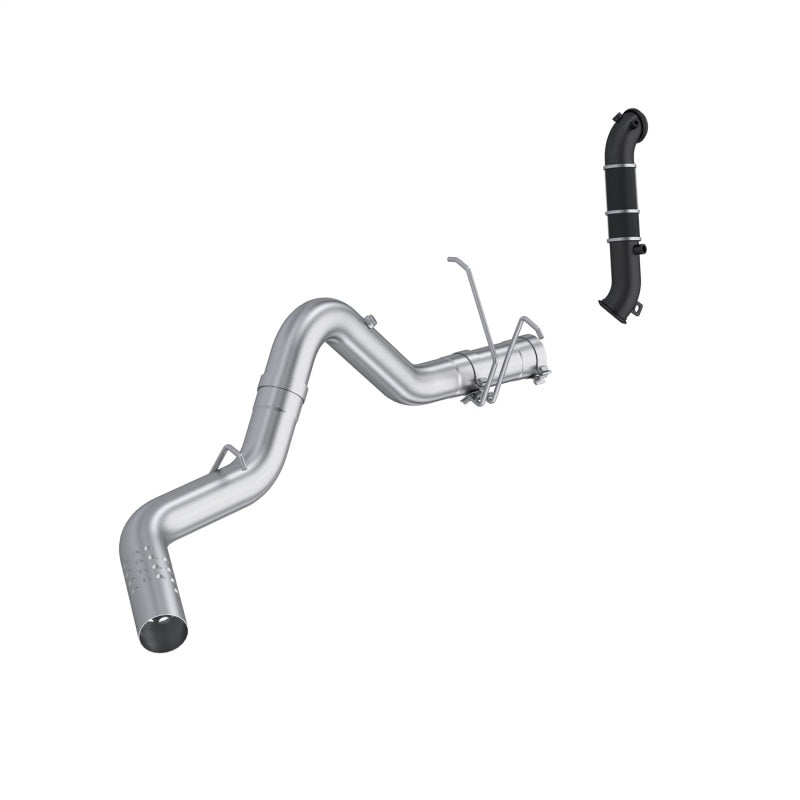 Image Alt Text:
MBRP S6050PLM 4-inch filter back exhaust for 2011-2015 Silverado and Sierra HD Duramax trucks
