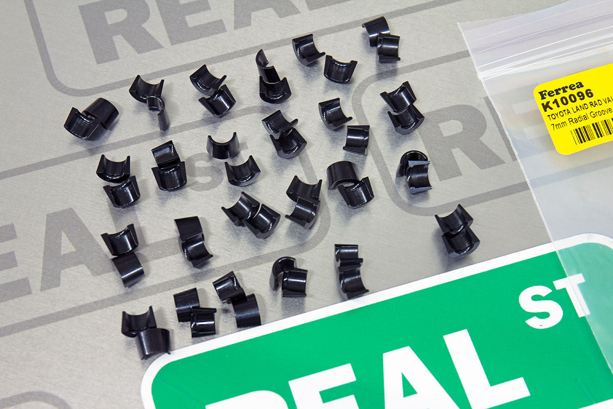 Ferrea Toyota 1FZFE 7mm Radial Groove Steel Valve Locks - Set of 24