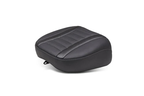 Mustang 88402GM Deluxe Passenger Seat Black with Gunmetal Gray Stitch for Harley Street Glide and Road Glide
