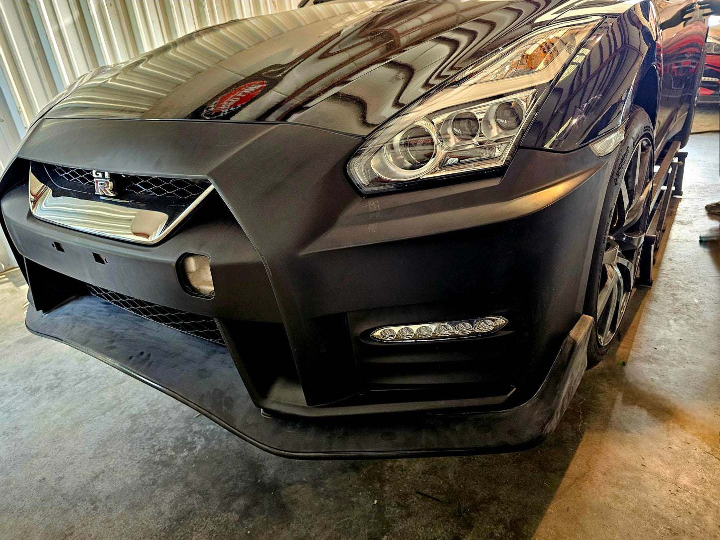 R35 Nissan GTR OEM Lightning Bolt Headlights 15+ Part # 26010-6AV0A + 26060-6AV0A