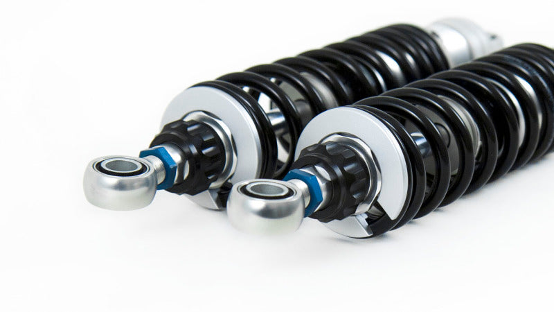 Ohlins HD 928 STX36 Twin Rear Shocks for Harley-Davidson V-Rod motorcycles.