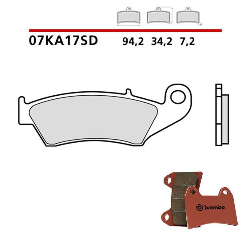 Brembo OE 09-13 Aprilia MXV 450cc Sinter Brake Pad - Front