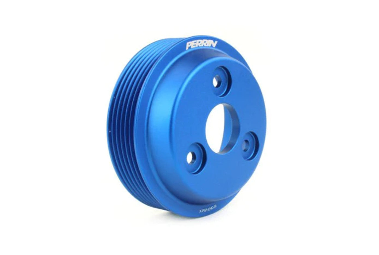 Perrin 2022 Subaru BRZ/GR86 Water Pump Pulley - Blue