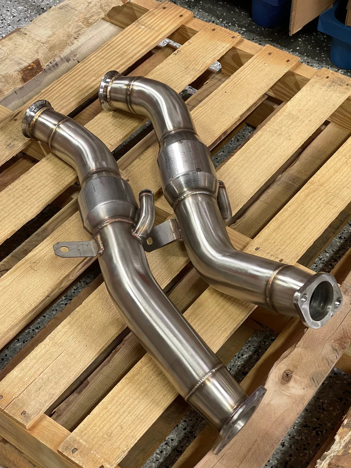 PLM Infiniti Q50/Q60 2016–2023 Full Downpipes Kit (Catted) – PLM-V37-DP-CAT