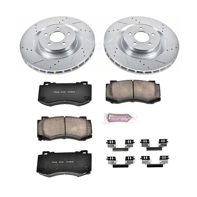 Power Stop 06-14 Dodge Charger Rear Z23 Evolution Sport Brake Kit w/Calipers