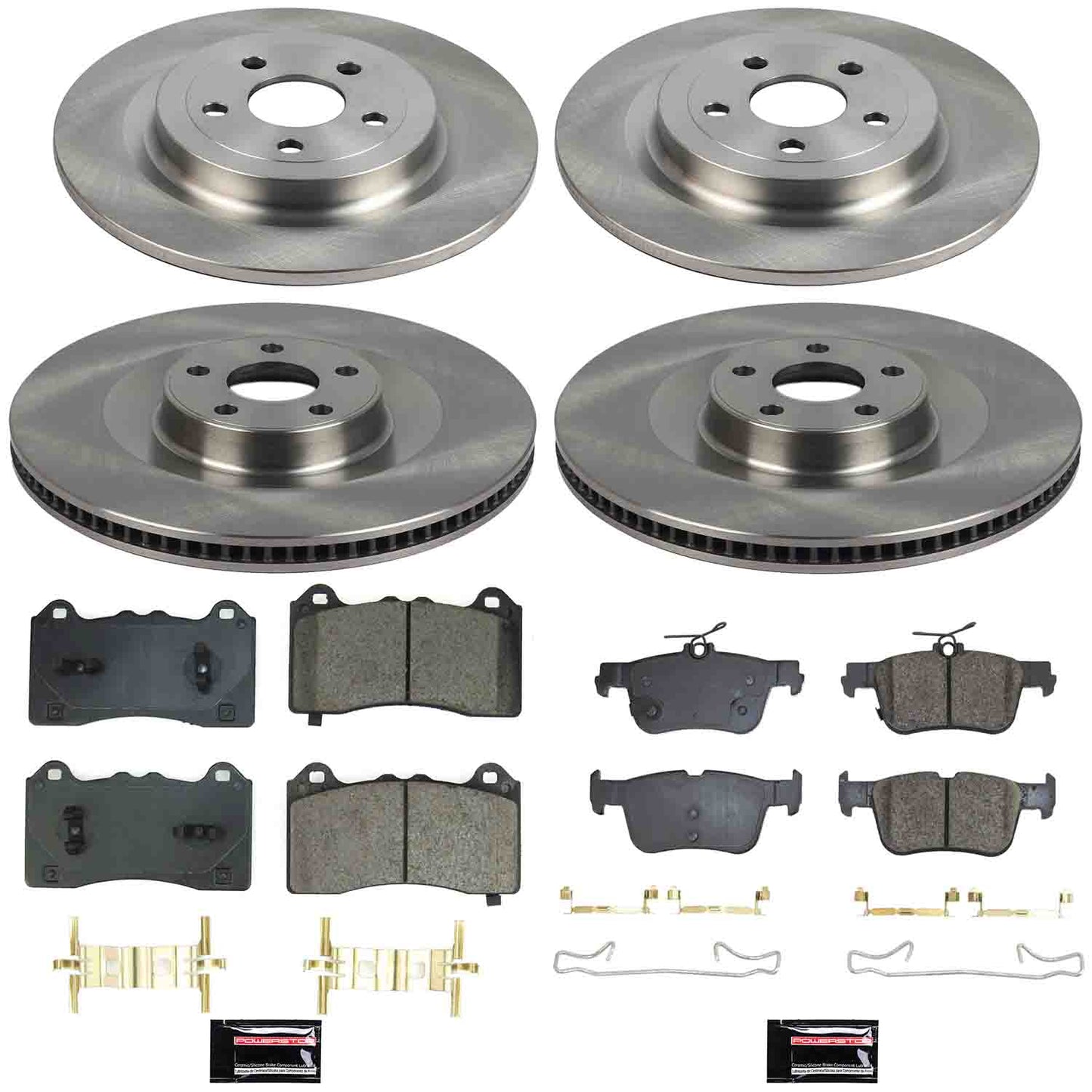 Power Stop KOE8805 OE replacement brake kit