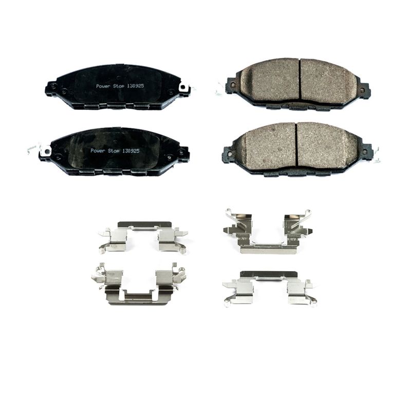 PowerStop 17-1649 Z17 Evolution Plus ceramic front brake pads for INFINITI QX60 and Nissan Murano models