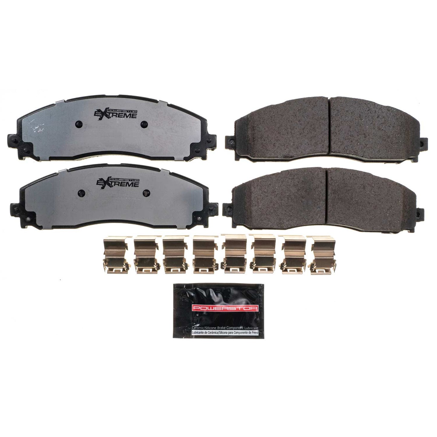 PowerStop Z36-1691 carbon-fiber ceramic rear brake pads for Ford F-250, F-350, and F-450 Super Duty trucks