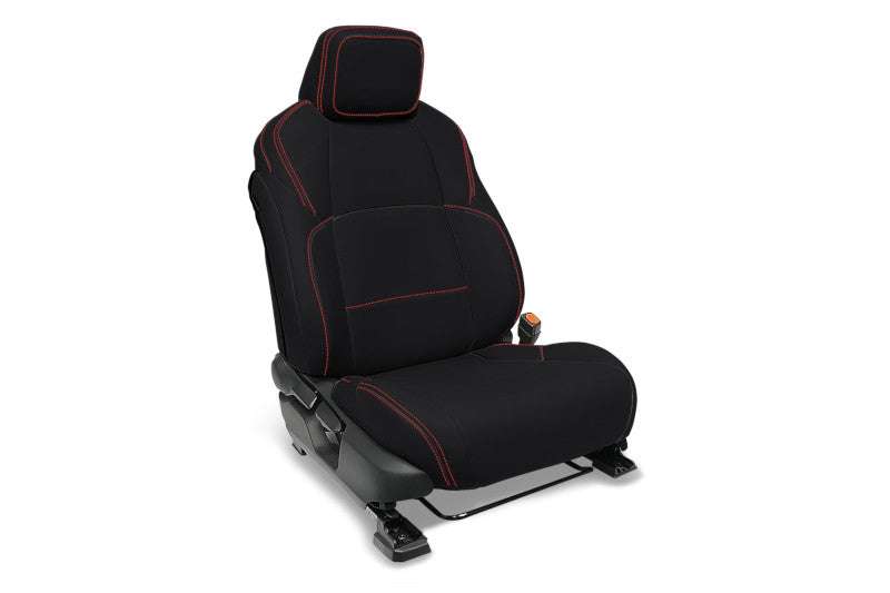 PRP 2024 Toyota Tacoma Front Seat Covers - Black and Olive Green (Pair) B088-04